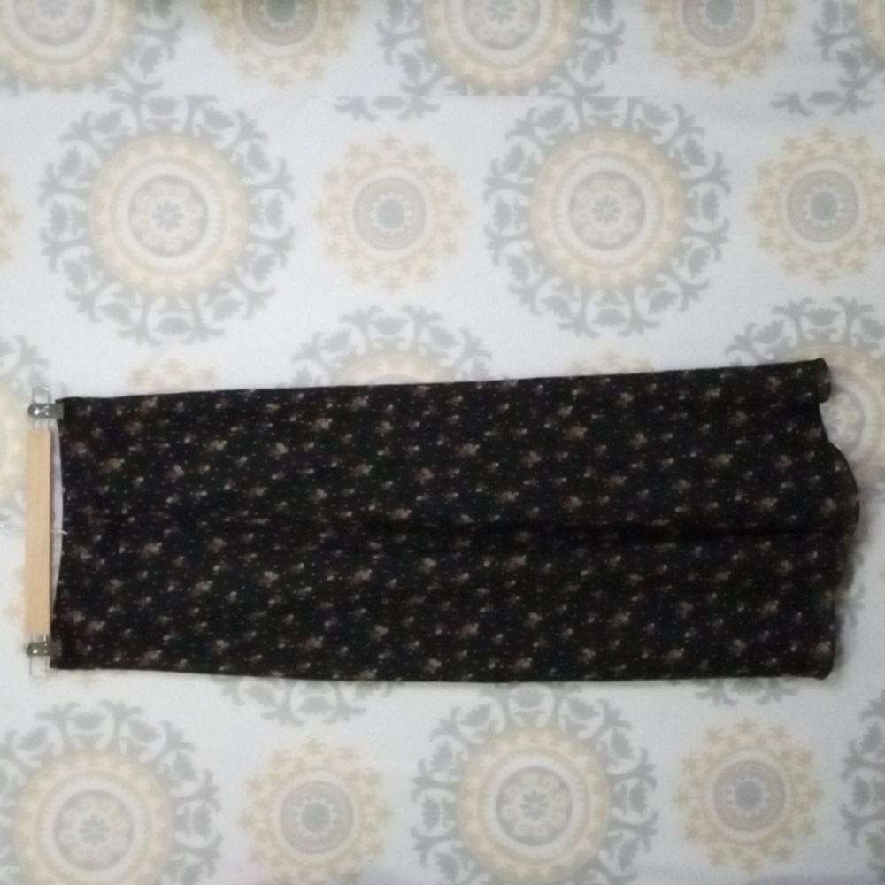 Vintage Y2K DKNY sheer floral button down layering skirt size 2